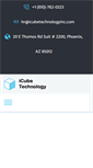 Mobile Screenshot of icubetechnologyinc.com